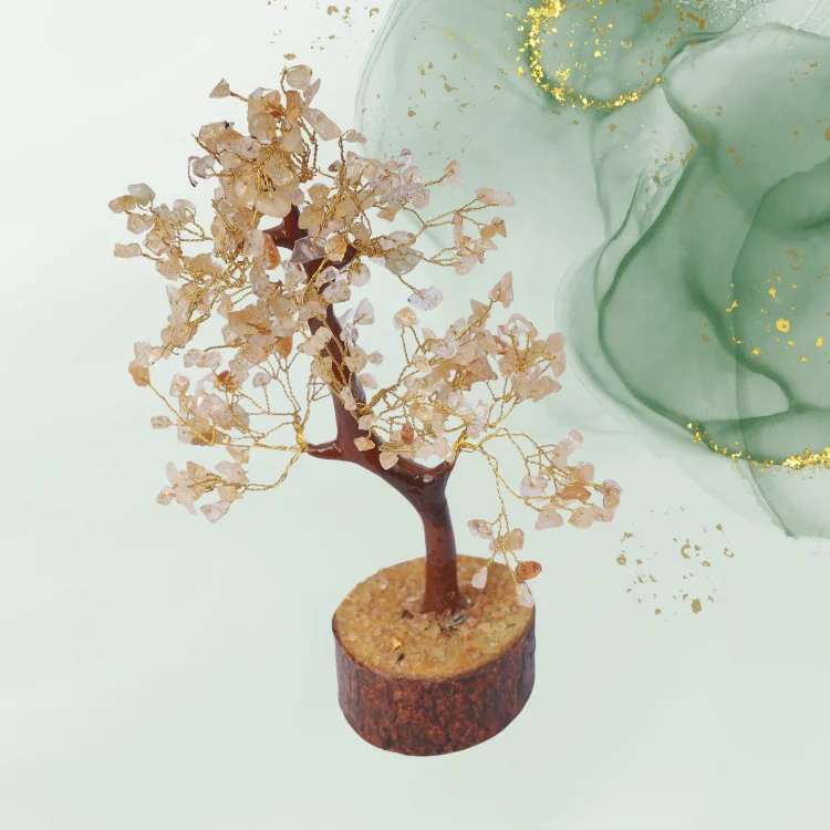 Natural Citrine Crystal Money Tree